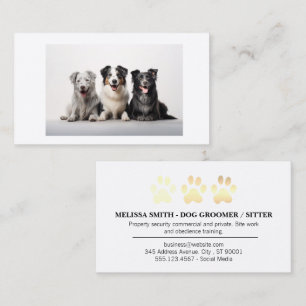 Doggies Pet Care Business Card