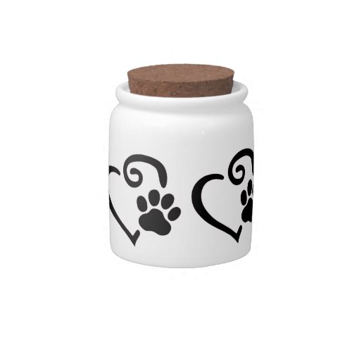 DOGGIES TREATS CANDY JAR