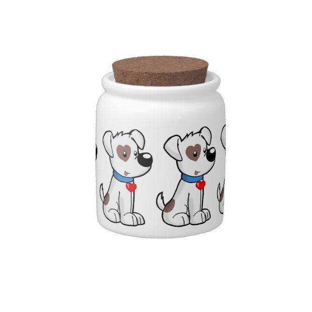 ""DOGGIE'S TREATS" CANDY JAR (Right)