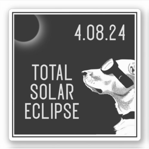 Doggo Eclipse Sticker