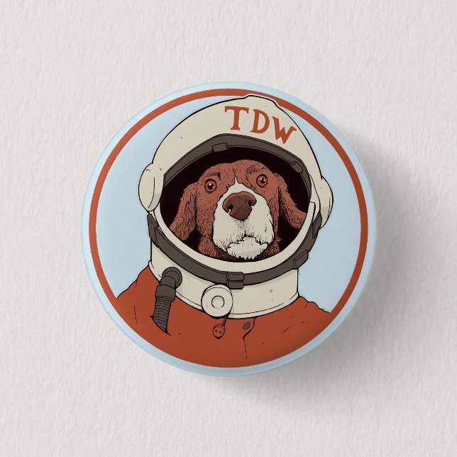 Doggo-naught, button (Front)