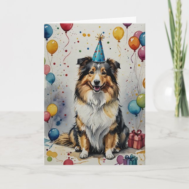 Doggone Delightful Birthday - Customizable Card (Front)