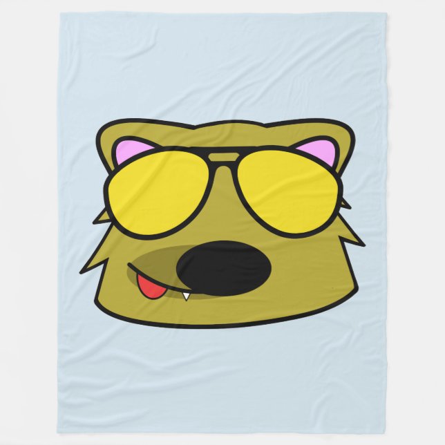 Doggone Dog Fleece Blanket (Front)