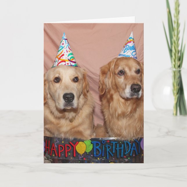 Doggone Happy Birthday Card (Front)