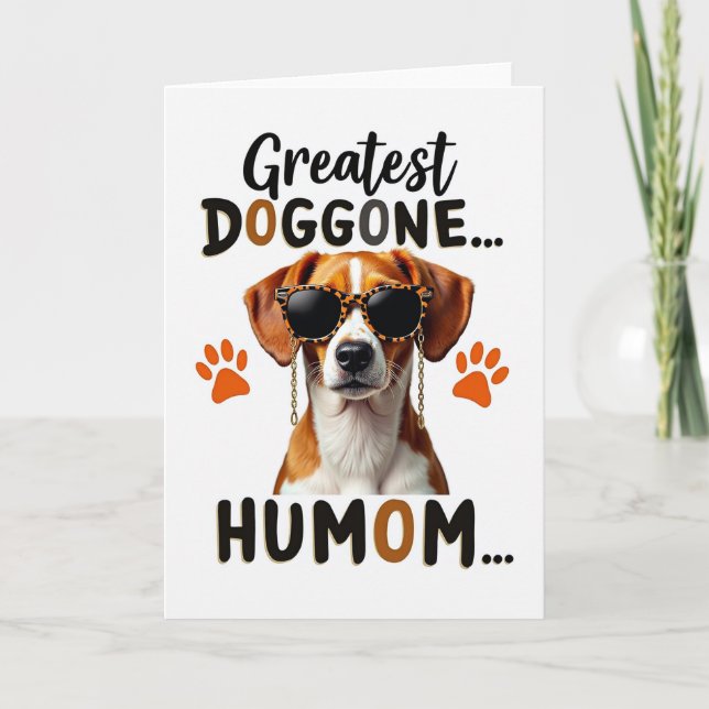 Doggone Humom Illustration Card (Front)