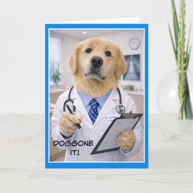 Doggone It Get Well Card FB-2 (Front)