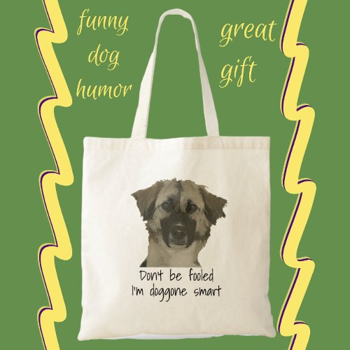 Doggone smart tote bag