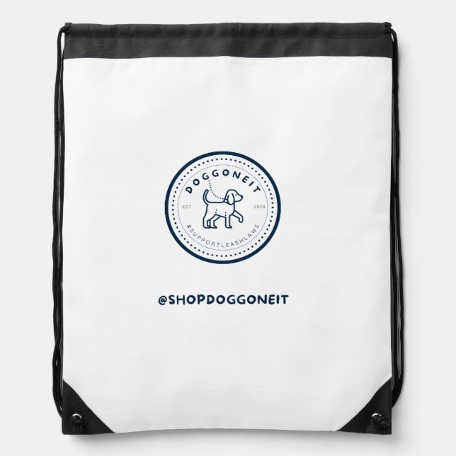 DogGoneIt! Bundle Drawstring Bag (Front)