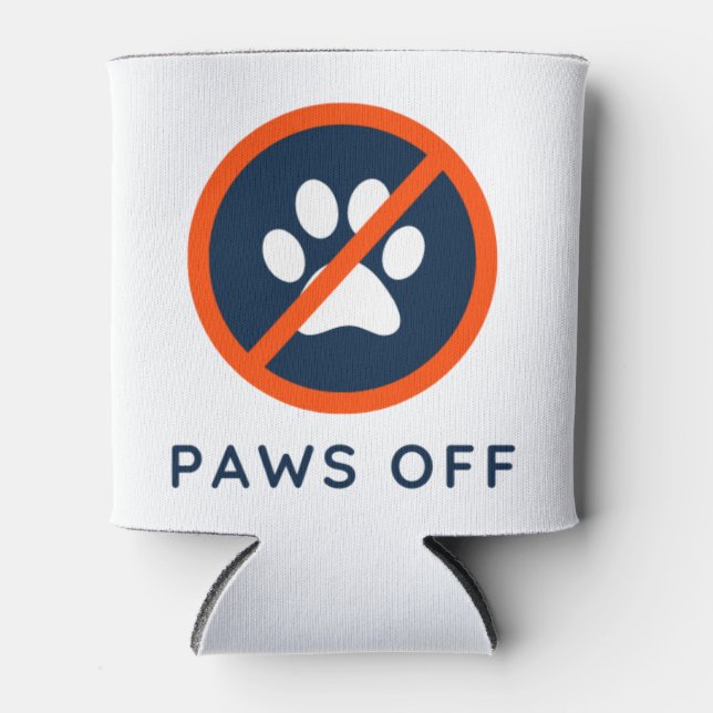 DogGoneIt - Paws Off Coozy Can Cooler (Front)