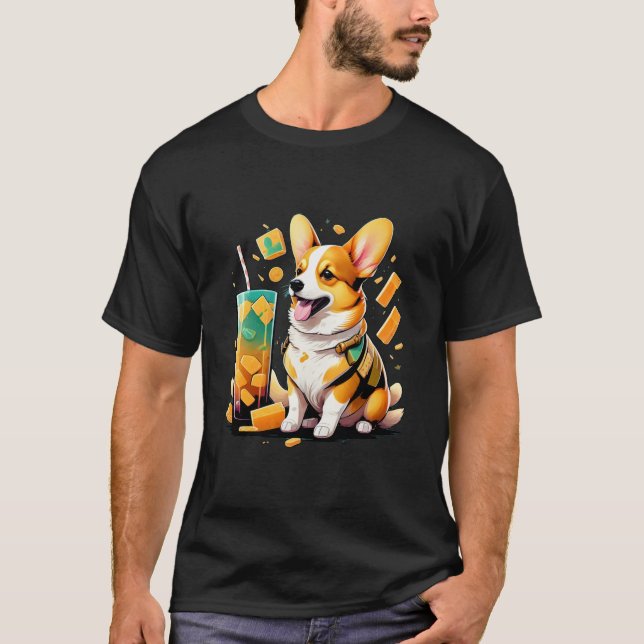 Doggy and Drink T-Shirt (Front)