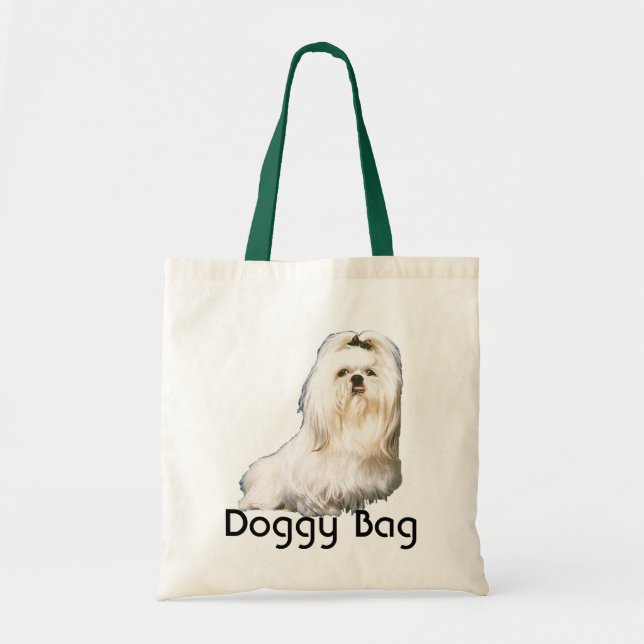 Doggy Bag - Maltese in full coat (Front)