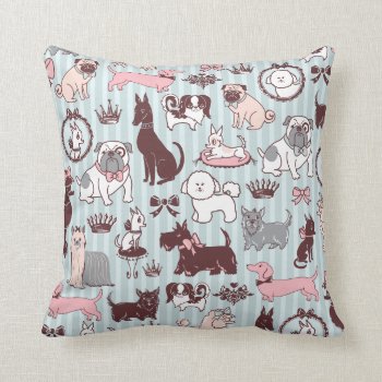Doggy Boudoir Pillow By Fluff by FluffShop at Zazzle