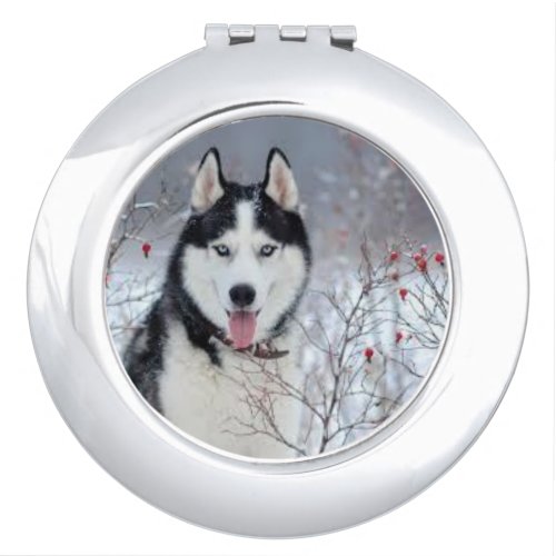 Doggy Button Delight Compact Mirror