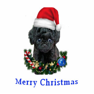 Doggy christmas cutout