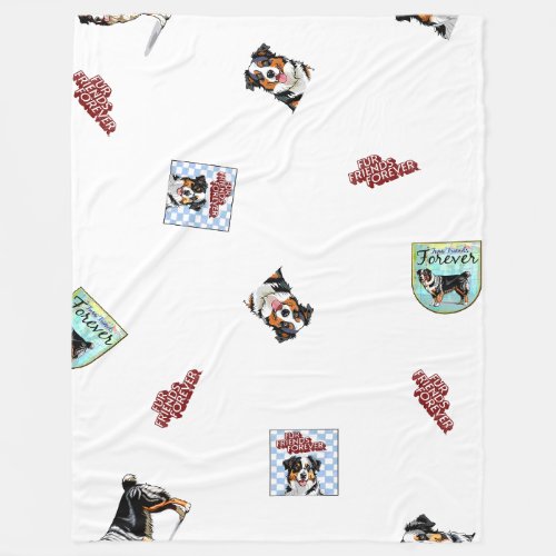 Doggy collection for Pillow and home products Fleece Blanket