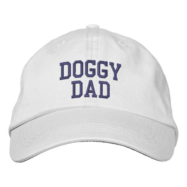 DOGGY DAD Embroidered Hat (Front)