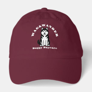 Doggy Daycare Dog Services - Husky Logo Cap