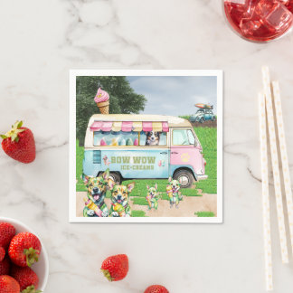 Doggy Ice-cream Napkins