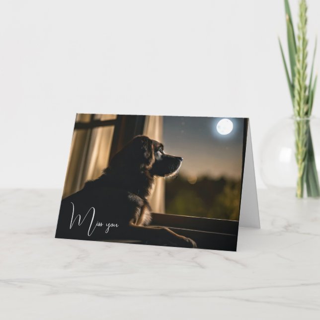 Doggy In The Window  Card (Front)