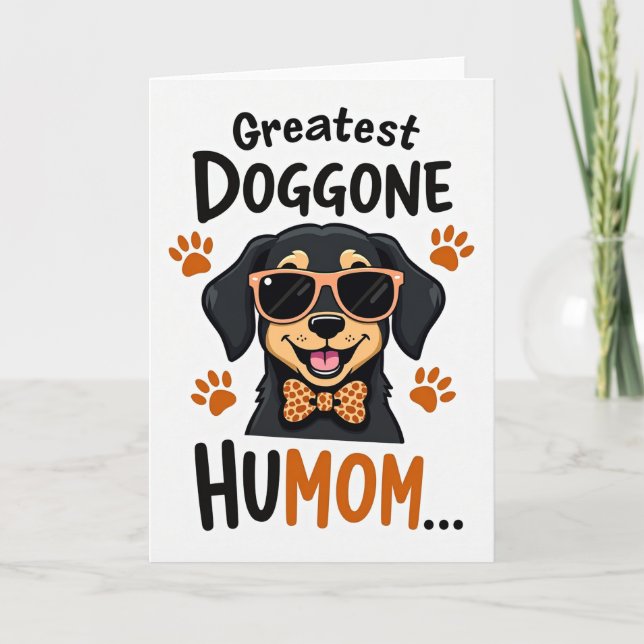 Doggy Mothers Day Love Card (Front)
