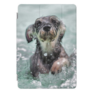 Doggy Paddle Cute Dog Swimming iPad Pro Cover