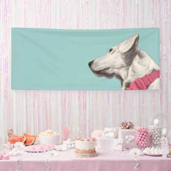 Doggy Painting Banner by thedustyphoenix at Zazzle