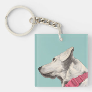 Doggy Painting Keychain