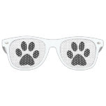 Doggy Paws Black Retro Sunglasses at Zazzle