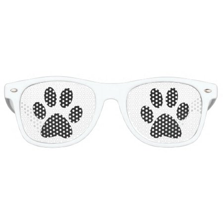 Doggy Paws Black Retro Sunglasses
