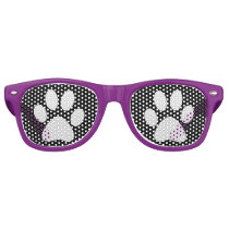 Doggy Paws Prints Retro Sunglasses Doggy Paws Prints Retro Sunglasses