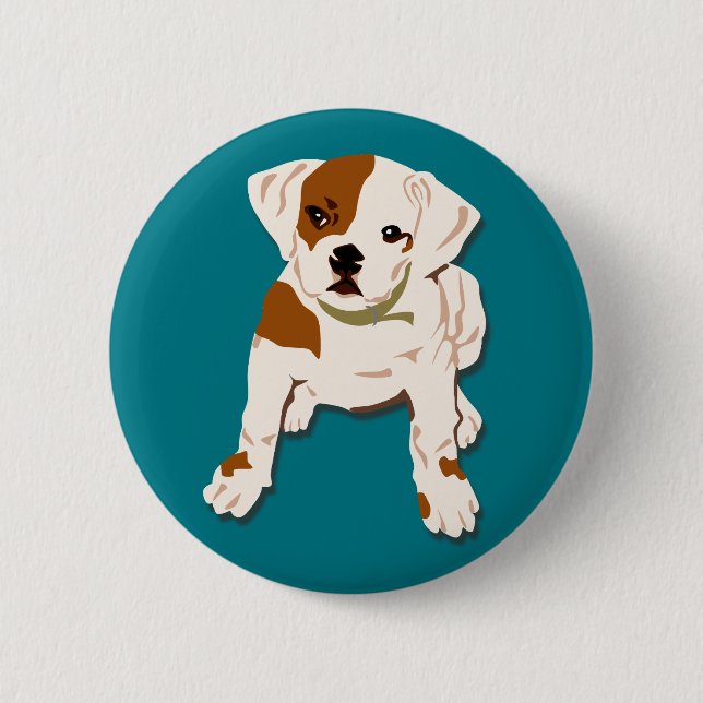 Doggy Pinback Button (Front)
