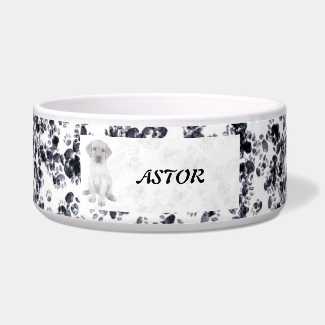 Doggy Prints Bowl (Front)