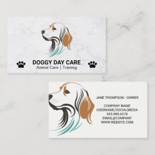 Doggy Sitter Animal Services K9 Business Card