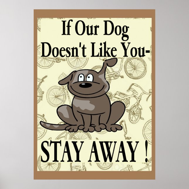 Doggy, Stay Away, Poster (Front)
