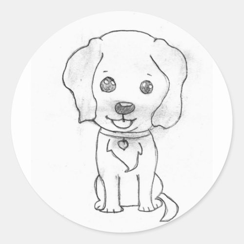 Doggy sticker