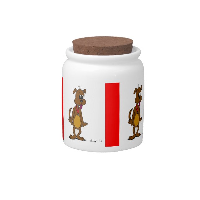Doggy Toon Candy Jar (Front)