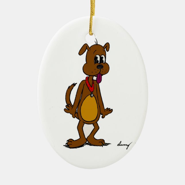 Doggy Toon Ornament (Front)