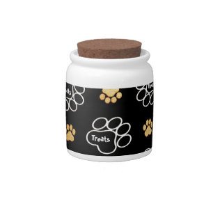 Doggy Track Treats Jar