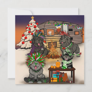 Doggy Trailer Park Holiday Card