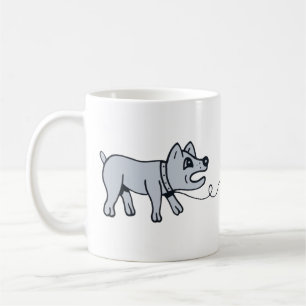 Doggy Walkies. Coffee Mug
