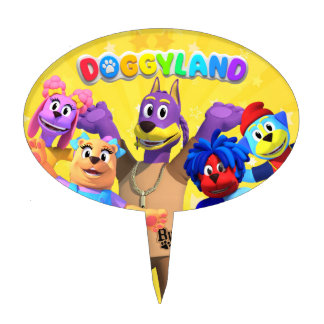 Doggyland Cake Topper