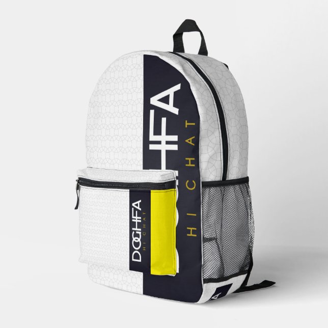 DOGHFA  PRINTED BACKPACK (Back Corner Right)