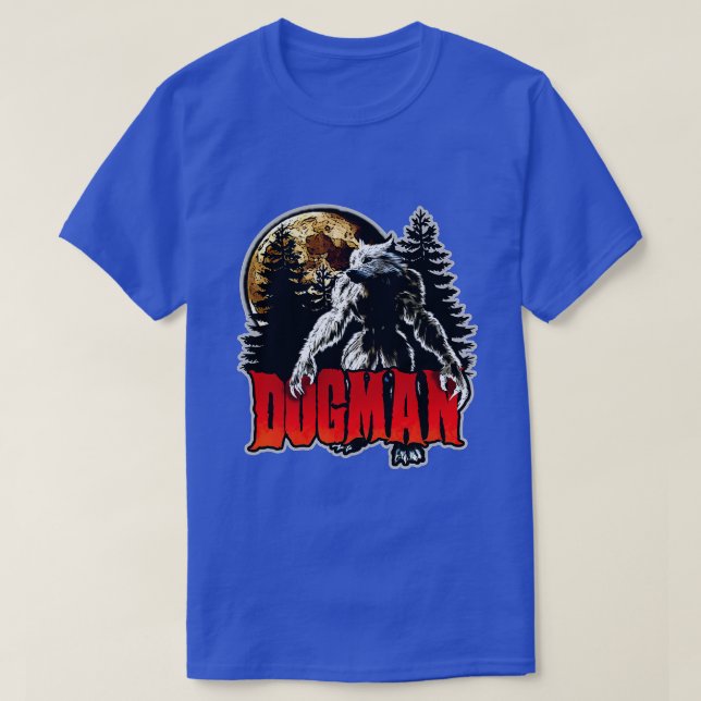 Dogman America's Werewolf Monster Cryptid  T-Shirt (Design Front)