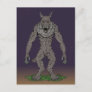Dogman Cryptid or Werewolf Postcard