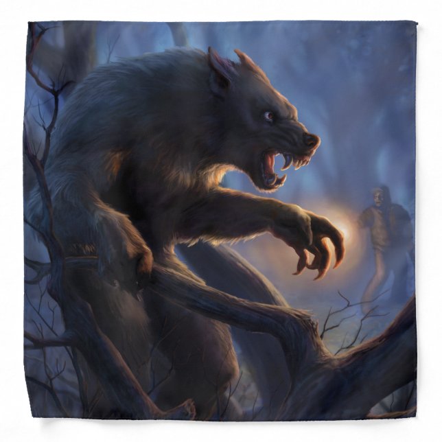 Dogman of Michigan Bandana (Front)