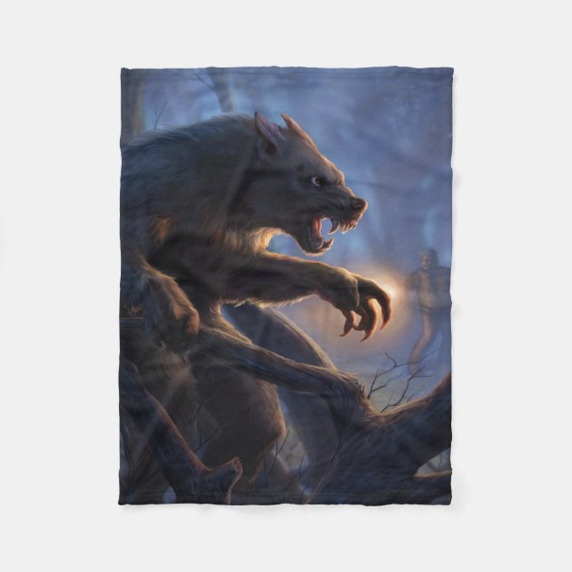 Dogman of Michigan Fleece Blanket (Front)