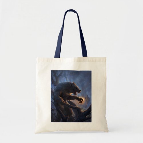 Dogman of Michigan Tote Bag