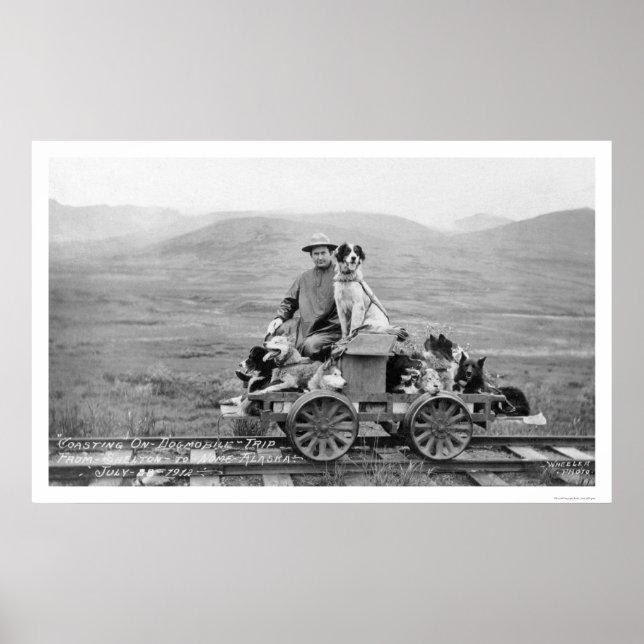 Dogmobile Trip Alaska 1912 Poster (Front)