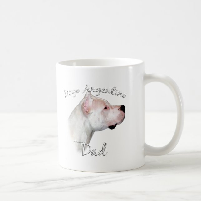 Dogo Argentino Dad 2 Coffee Mug (Right)
