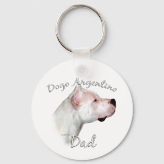 Dogo Argentino Dad 2 Keychain